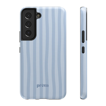 Pastel Blue Stripes Phone Case