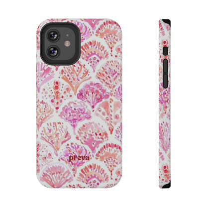 Pink Shell Watercolor Phone Case