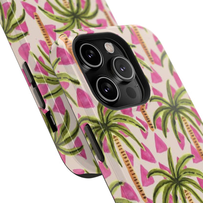 Phone Case — Pink Palm Tree Impact-Resistant Protector