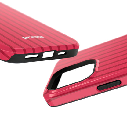 Pinky Red Stripes Phone Case