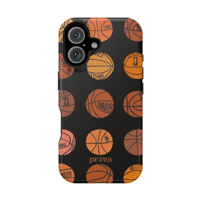 Black Basketball Phone Case
