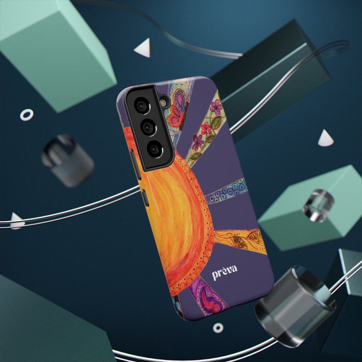Purple Cancun Sun Phone Case
