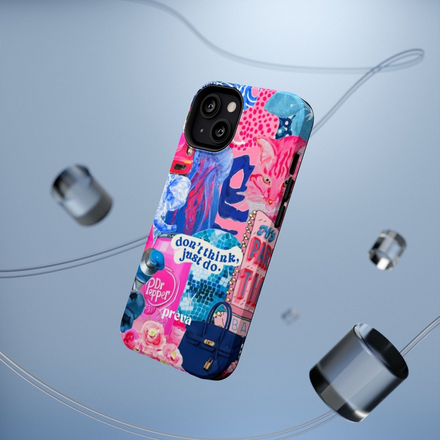 Vibrant Galaxy Collage Phone Case