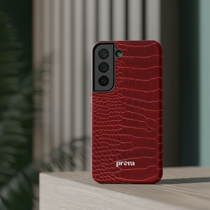 Red Croc Phone Case