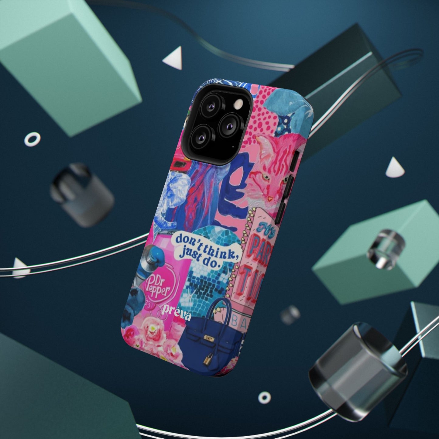 Vibrant Galaxy Collage Phone Case