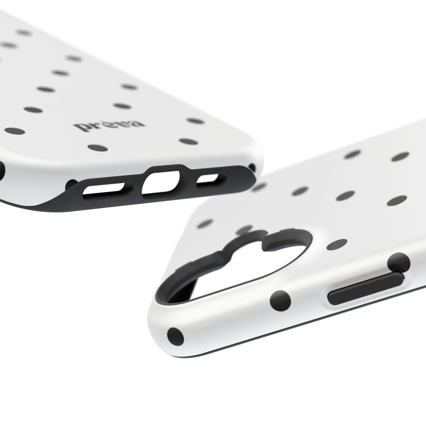 B&W polka dots Phone Case