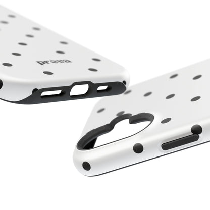 B&W polka dots Phone Case