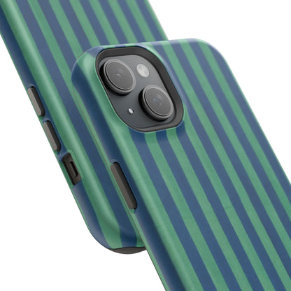 Green & Blue Stripes Phone Case