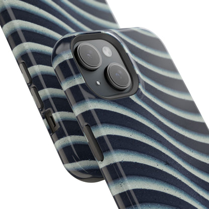 Navy Waves Phone Case