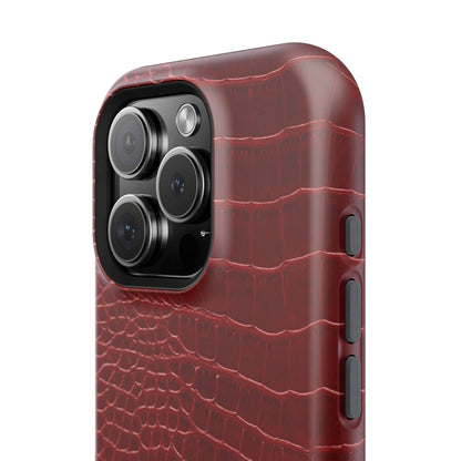 Red Croc Phone Case