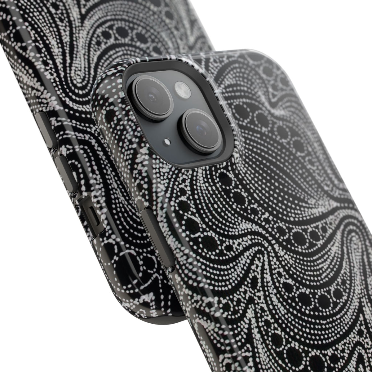 Abstract Midnight Lace Phone Case