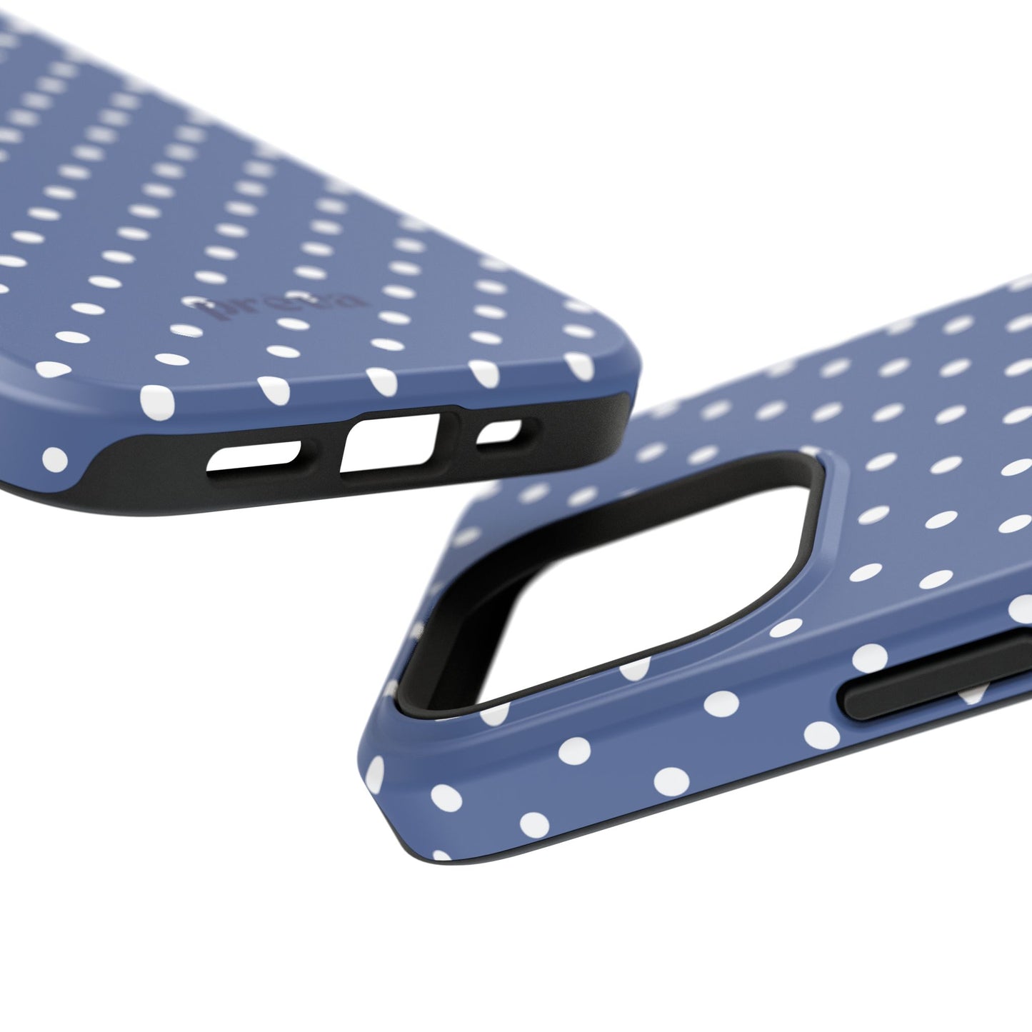 Navy Polka Dot Phone Case