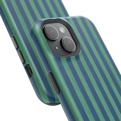 Green & Blue Stripes Phone Case