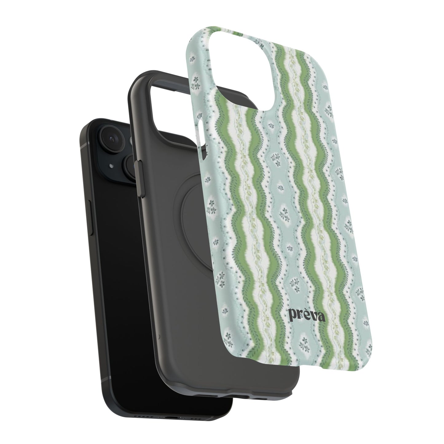 Green Waves Phone Case