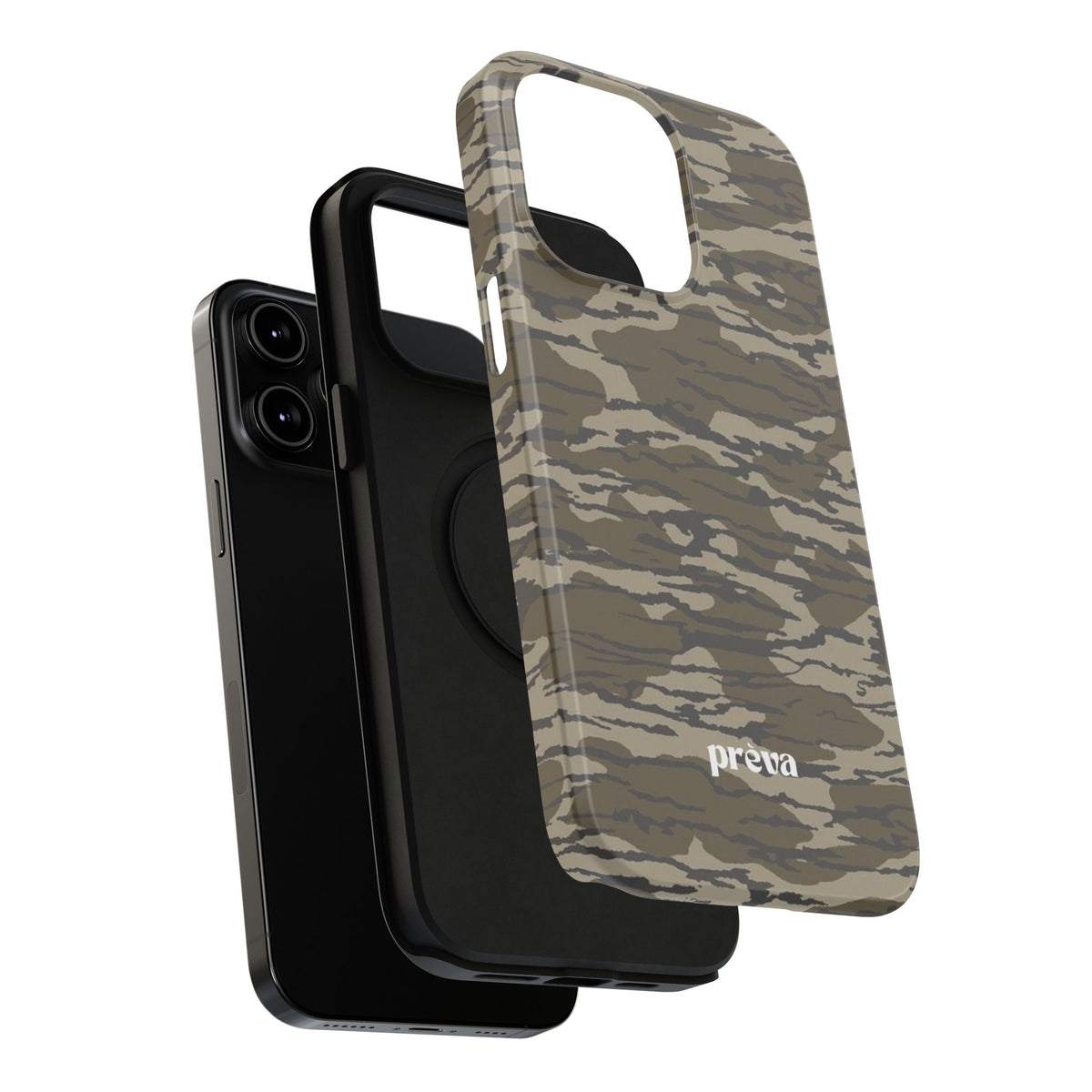 Camo Impact-Resistant Phone Case — Military Green Rugged Protection