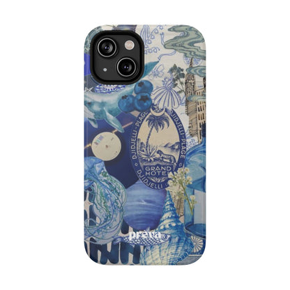 Blue Night Collage Phone Case