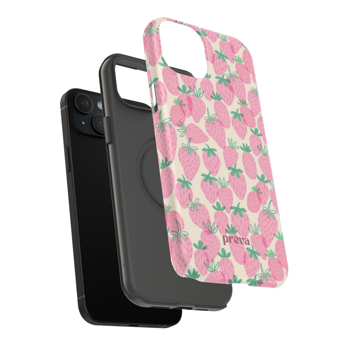 Pink Strawberry Phone Case