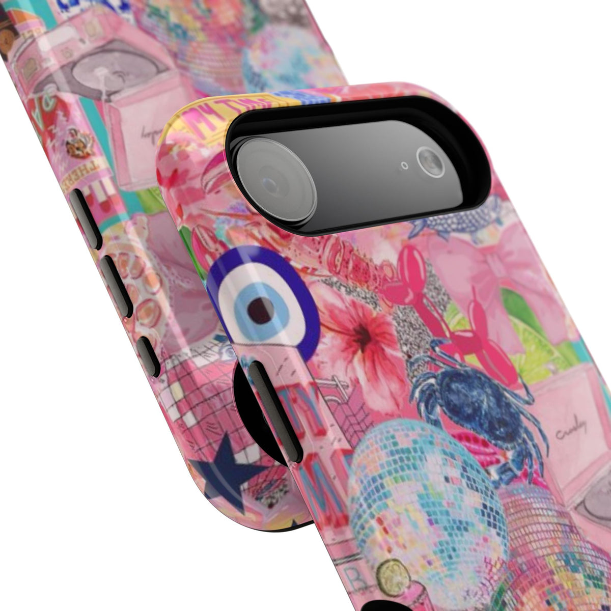 Floral & Pink Collage Phone Case