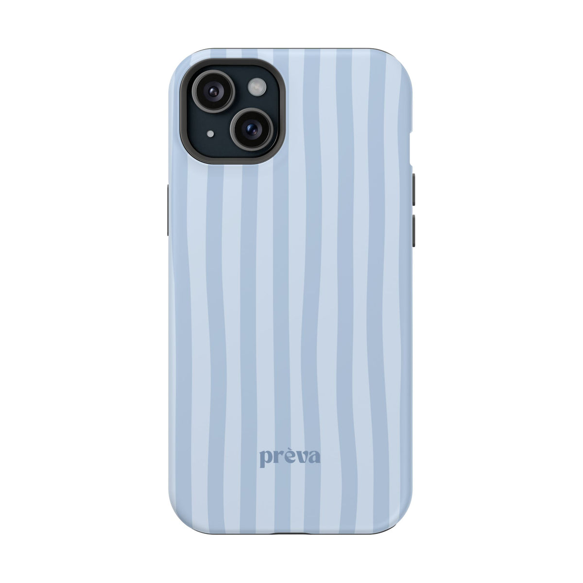 Pastel Blue Stripes Phone Case