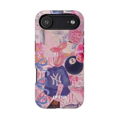 Retro 8 Ball Collage Phone Case