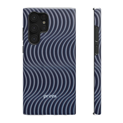 Wavy Navy Phone Case