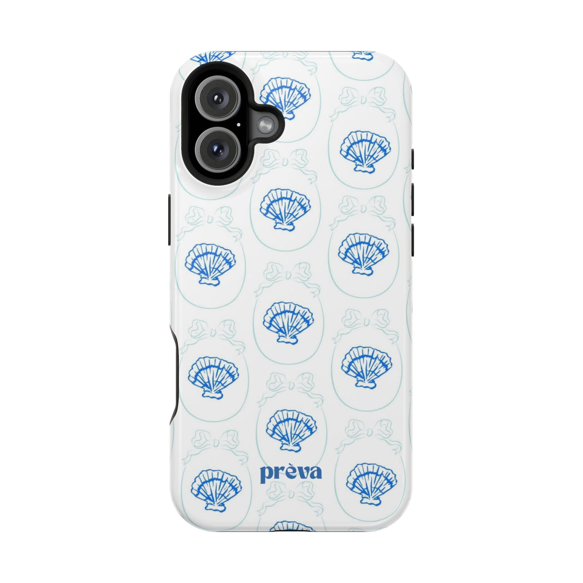 Fancy Teal Shell Phone Case