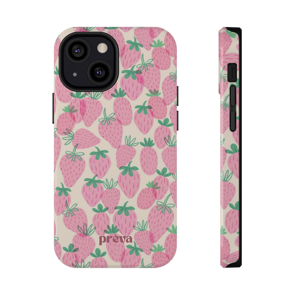 Pink Strawberry Phone Case