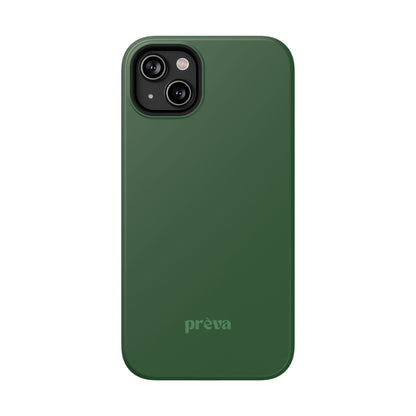 Impact-Resistant Phone Case — Forest Green Slim Armor