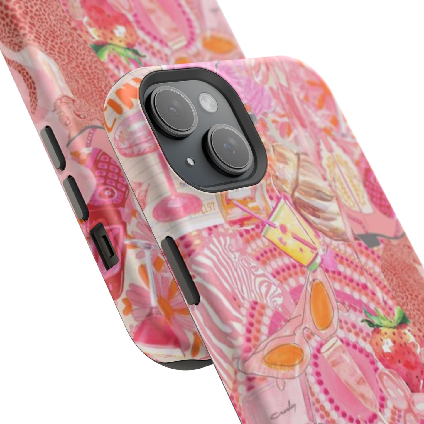 Pink Collage Phone Case