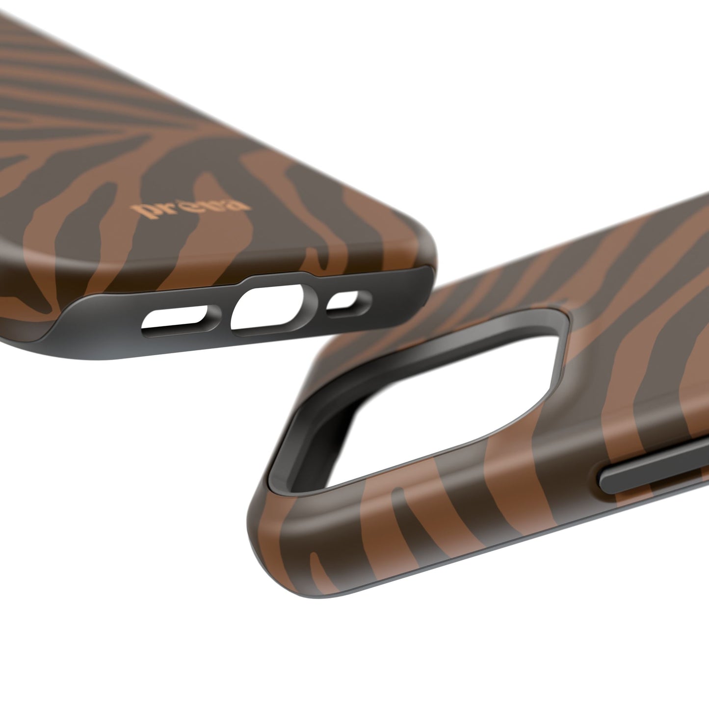 Brown Tiger Stripe Phone Case