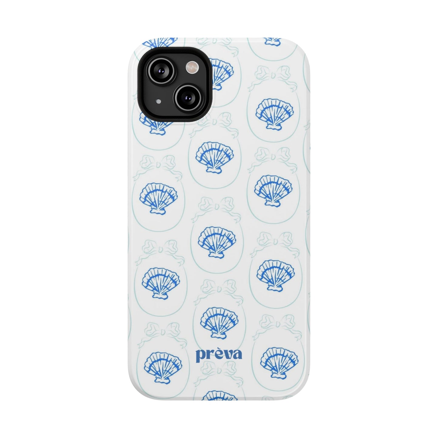 Fancy Teal Shell Phone Case