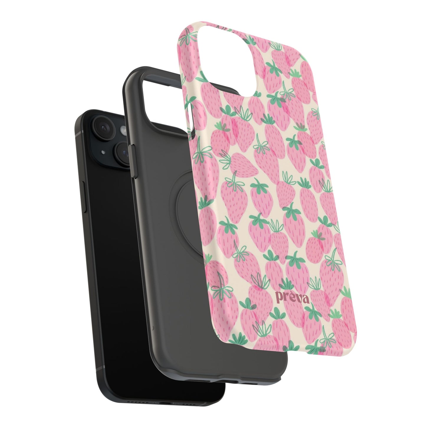 Pink Strawberry Phone Case