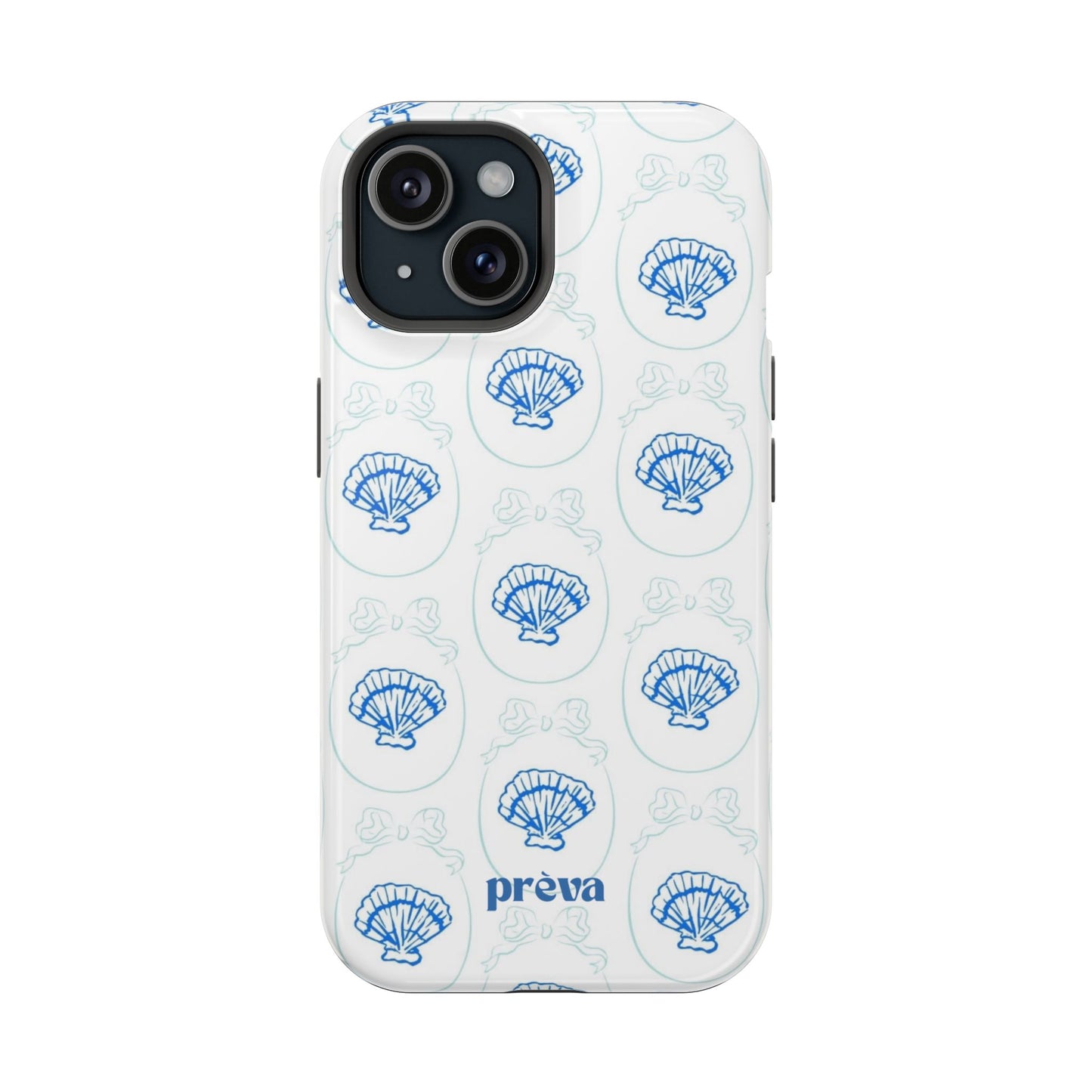 Fancy Teal Shell Phone Case