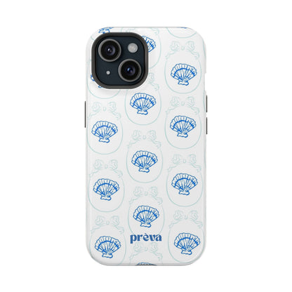 Fancy Teal Shell Phone Case