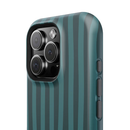 Dark Stripes Turquoise Phone Case