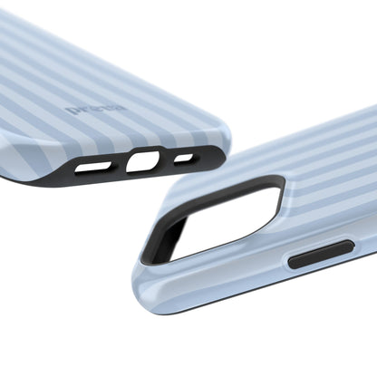 Pastel Blue Stripes Phone Case