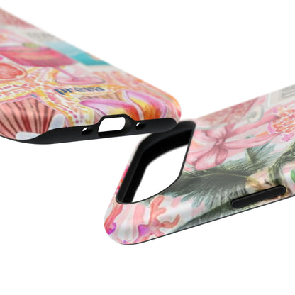 Pink Cocktail Collage Phone Case