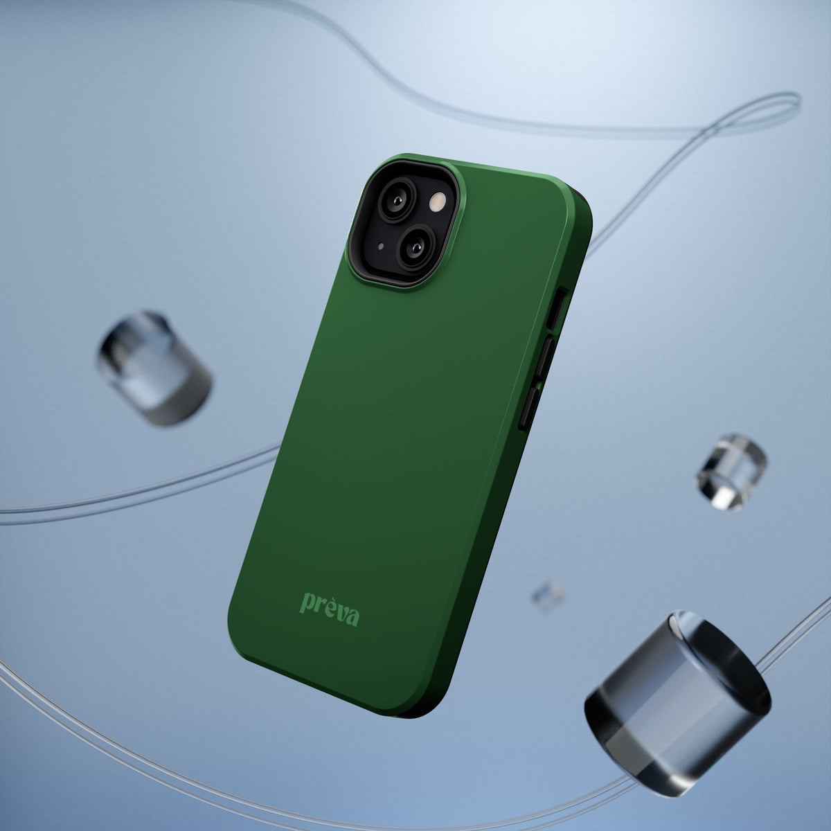 Impact-Resistant Phone Case — Forest Green Slim Armor