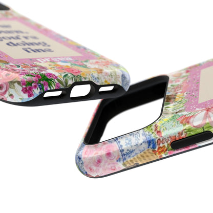 Slow Down Flowers x notsoken Phone Case