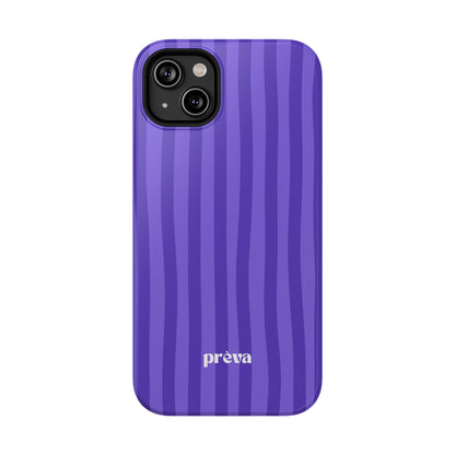 Dark Purple Stripes Phone Case