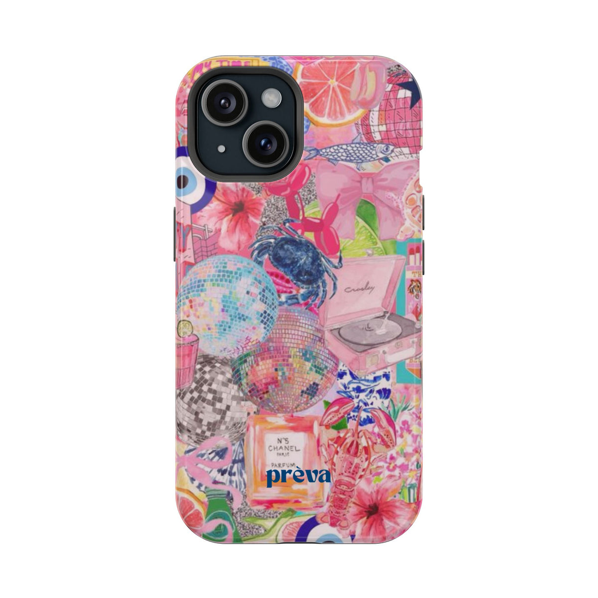 Floral & Pink Collage Phone Case