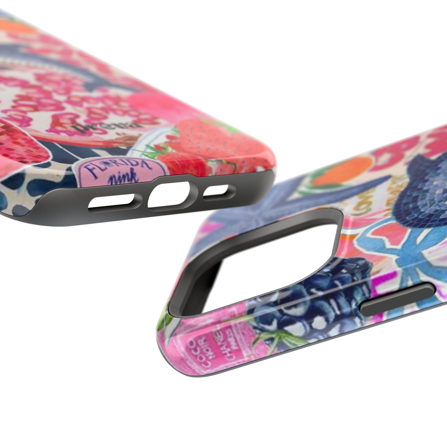 Dolphin Tropics Collage Phone Case