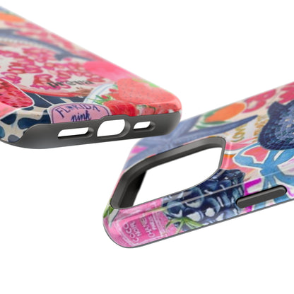 Dolphin Tropics Collage Phone Case