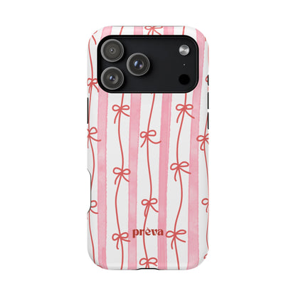 Pink Bow Chain Phone Case