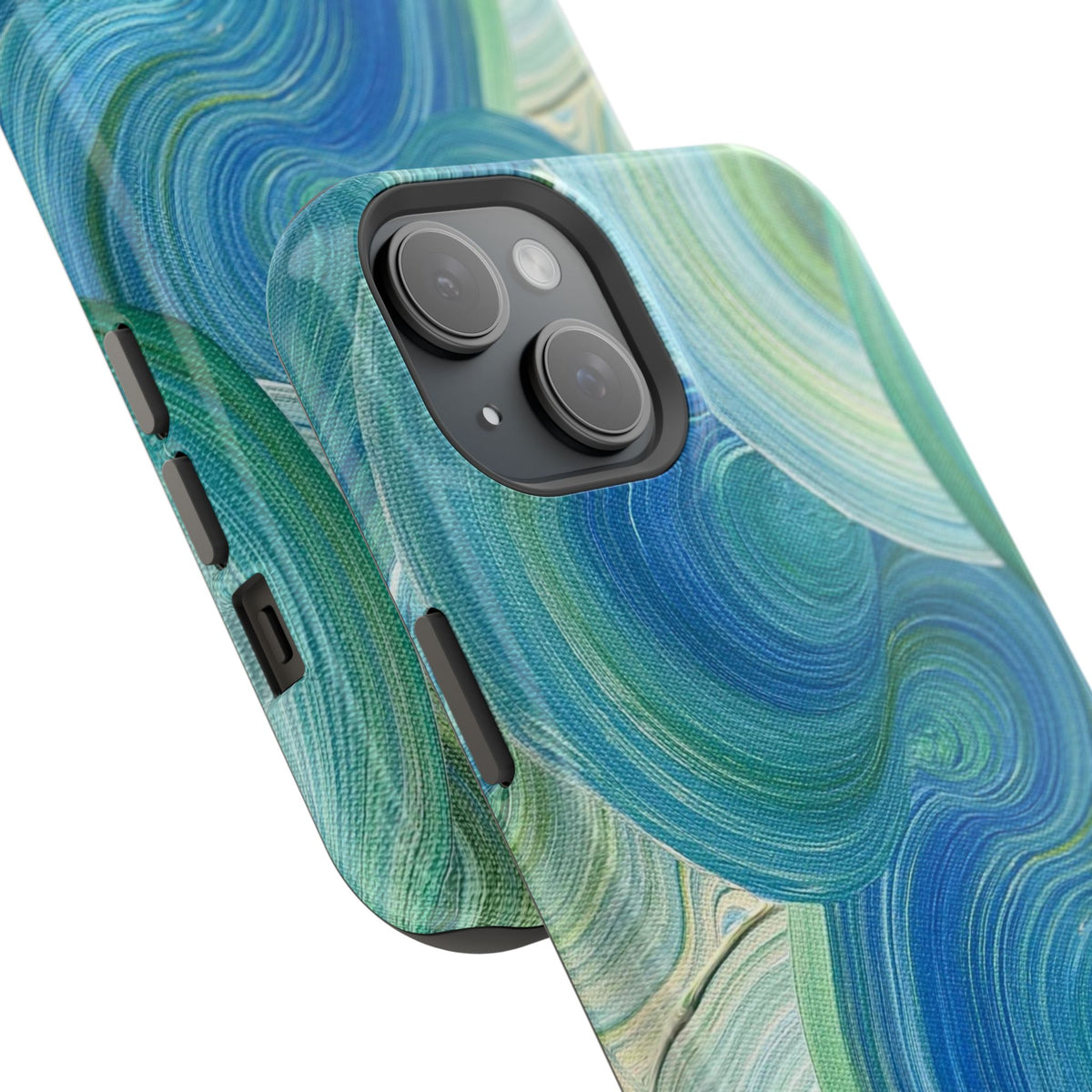 Swirling Ocean Impact-Resistant Phone Case