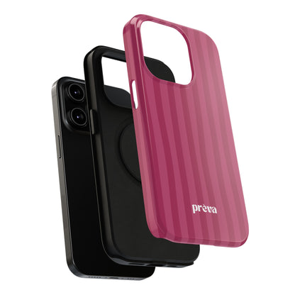 Magenta Stripes Phone Case
