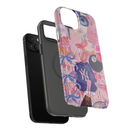 Retro 8 Ball Collage Phone Case