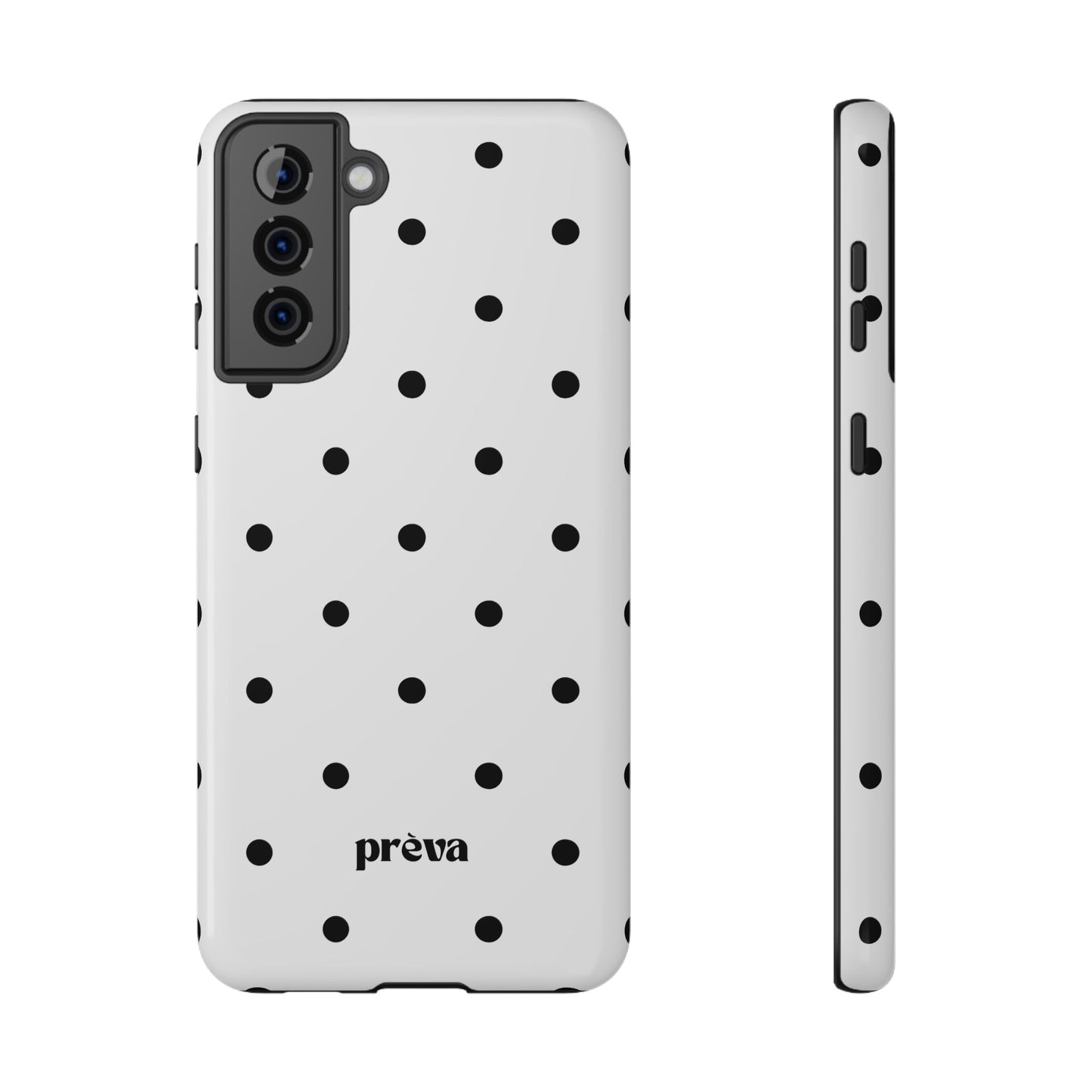 B&W polka dots Phone Case