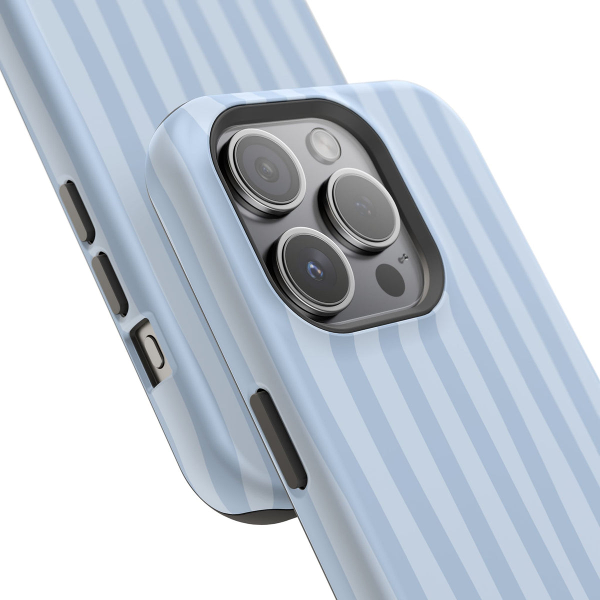 Pastel Blue Stripes Phone Case