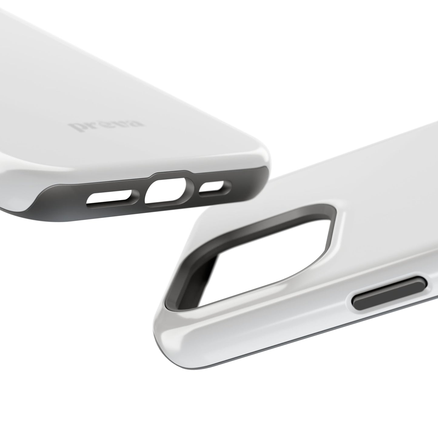 White & Grey Phone Case